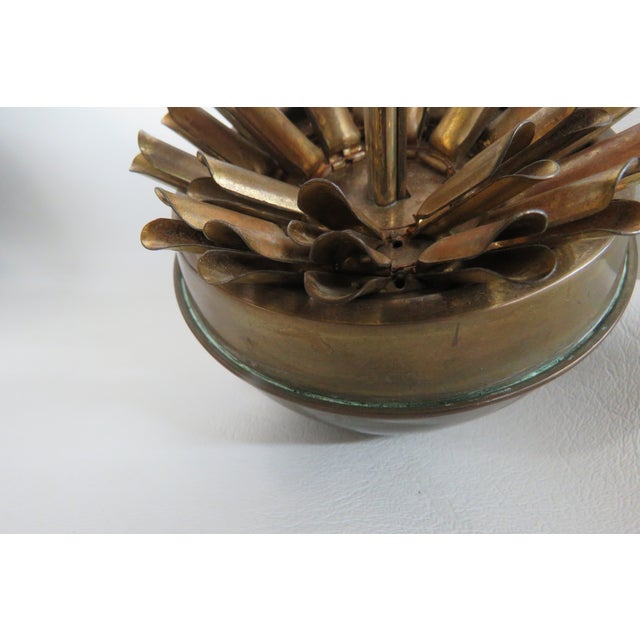 Argentina Brass Globe Sphere Cigarette Holder Dispenser 4682b For Sale - Image 15 of 16