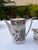 Chinoiserie Vintage Zhongguo Zhi Zao Famille Rose Porcelain Coffee Service Set - Set of 3 For Sale - Image 3 of 12