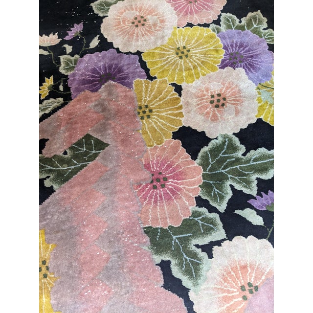 1920s Antique Chinese Art Deco Rug by Nichols Workshop For Sale - Image 4 of 8
