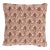 Schumacher Blair Silk Épinglé 18" Pillow In Wythe Rose For Sale