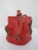 Chinese Red Lacquer Tree Trunk Branch Handle Squirrel Finial Lid Teapot For Sale - Image 13 of 15
