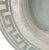 Stephen Schlanser 16'' Diameter Silver Glass Bowl Centerpiece Greek Key. Signed For Sale - Image 10 of 10
