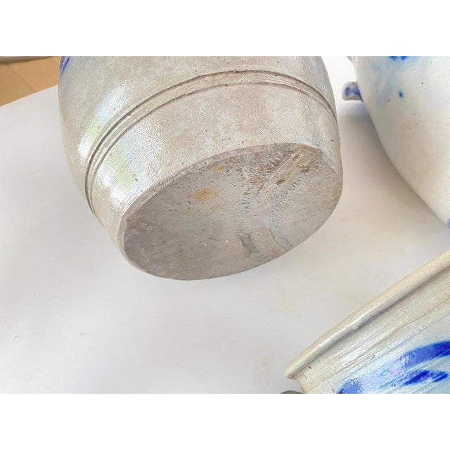 Stone Vintage French Provincial Stoneware Pottery Betschdorf, Set of 3 For Sale - Image 7 of 18