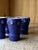 **hoy sculptural ceramic cups – set of 6, 1980s postmodern studio pottery** a striking set of six sculptural ceramic cups...
