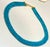 345 Carat Natural Sleeping Beauty Turquoise Necklace, Three-Strand 14 Karat Gold Natural Sleeping Beauty Turquoise which...
