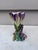 19th Century French Majolica Purple Flower Delphin Massier For Sale In Austin - Image 6 of 8