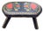 1950s Hand Painted Scandinavian Style Wooden Folk Art Footstool With Heart and Floral Decoration For Sale