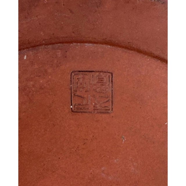 Large Antique Japanese Tokoname Meiji Period Moriage Dragon Cylinder Vase For Sale - Image 11 of 11