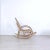 Rocking chair made in bamboo indicatively in the 70s. Well made, curved and harmonious forms. Cardo still well solid, a...
