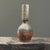 Japanese Vintage Modernist Wood Fired Stoneware Vase With Cylindrical Neck For Sale - Image 3 of 9