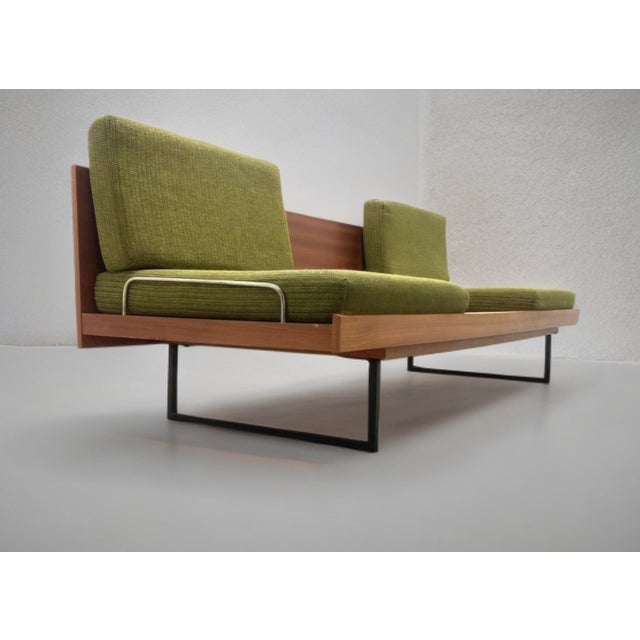 Mid-Century Modern Mahogany Daybed Sofa by Drevotár, 1970s For Sale - Image 3 of 7