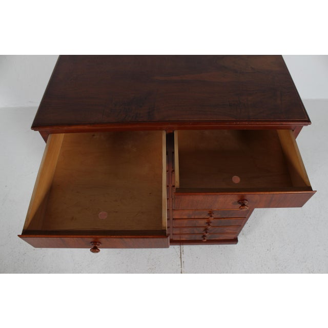 Wood Vintage Danish Walnut Dresser, 1920s For Sale - Image 7 of 12