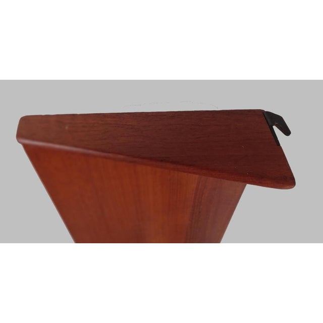 Brown Teak Shelf by Kai Kristiansen for Feldballe Møbler, 1960s For Sale - Image 8 of 9