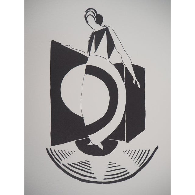 Modern Sonia Delaunay, Robe Graphique Art Deco, Lithograph For Sale - Image 3 of 7