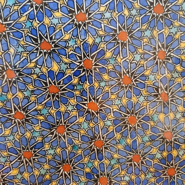 Early 20th Century Azim Kutahya Plate Turkey Charger Turkish Design Signed For Sale - Image 5 of 7