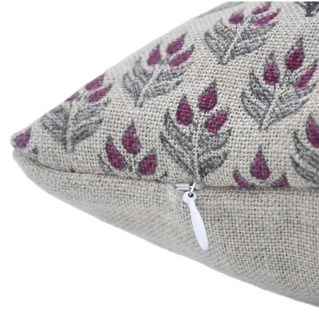 Fabdivine Decorative Cushion Cover 14x14 Inch Block Printed Home Accent- Alia For Sale - Image 4 of 6