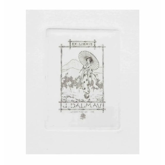 Etching and drypoint realized by Luis Garcia Falgàs (1881-1954) in the early 20th Century. Not signed. Very good...