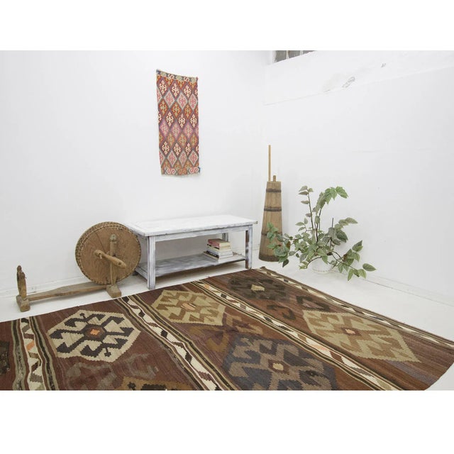 Vintage Kilim Rug For Sale In Los Angeles - Image 6 of 7