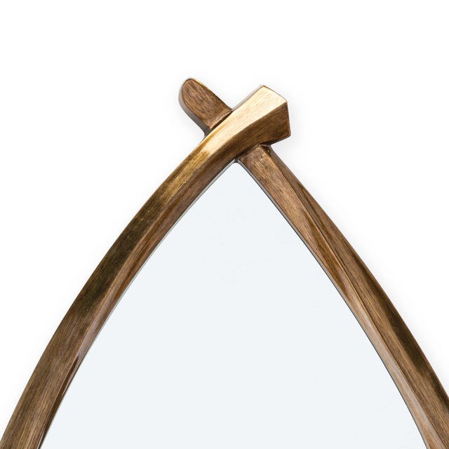Traditional Regina Andrew Arbre Mirror in Antique Gold For Sale - Image 3 of 6