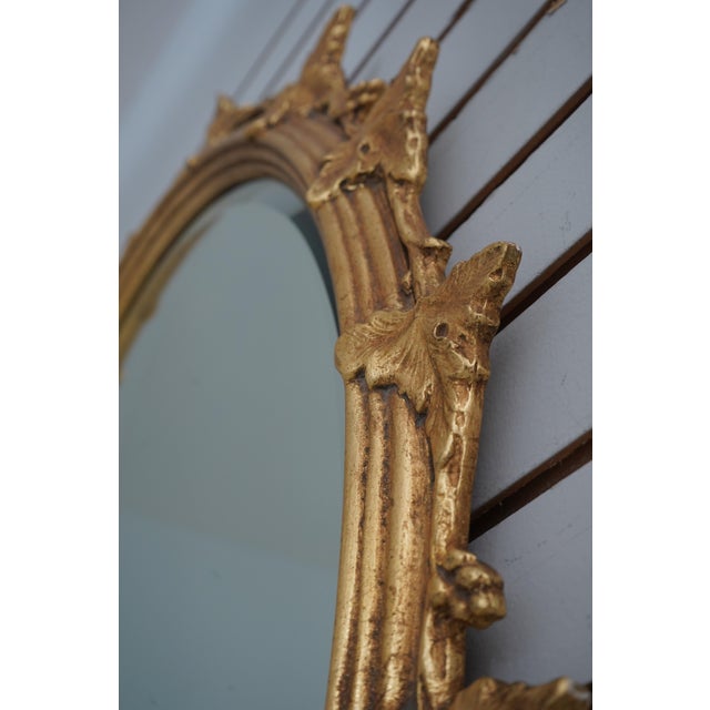 Friedman Brothers Pair Friedman Brothers Gold Frame Grapevine Mirrors For Sale - Image 4 of 10