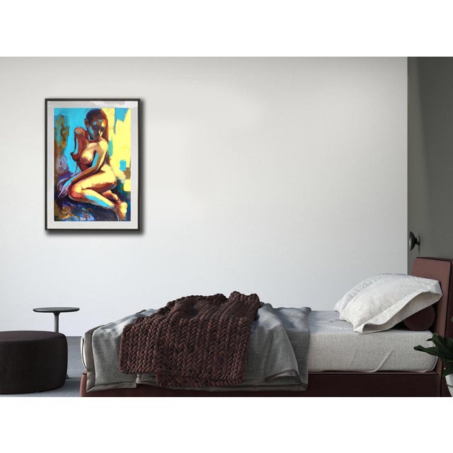 Hello, My name is Valeriya Serova, I am a professional artist. This is my original painting Beautiful magic nude painting...