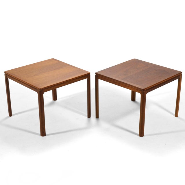 DUX 1950s Scandinavian Modern Folke Ohlsson for Dux Teak Side Table (Pair) For Sale - Image 4 of 10