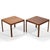 DUX 1950s Scandinavian Modern Folke Ohlsson for Dux Teak Side Table (Pair) For Sale - Image 4 of 10