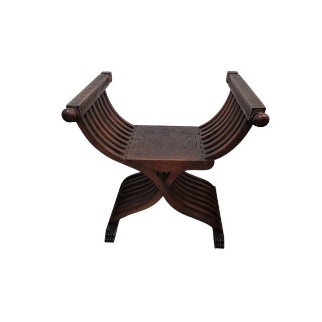 Traditional Early 19th Century Savonarola Chair For Sale - Image 3 of 12