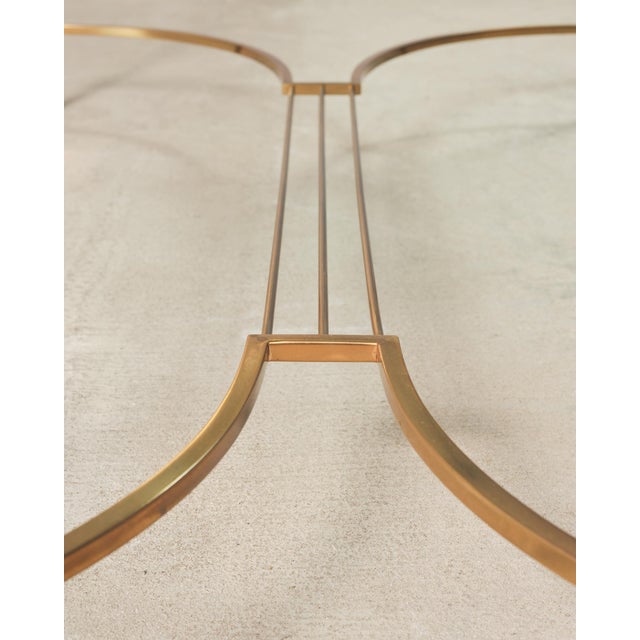 Maison Jansen Style Neoclassical Bronze Glass Cocktail Table For Sale - Image 11 of 18