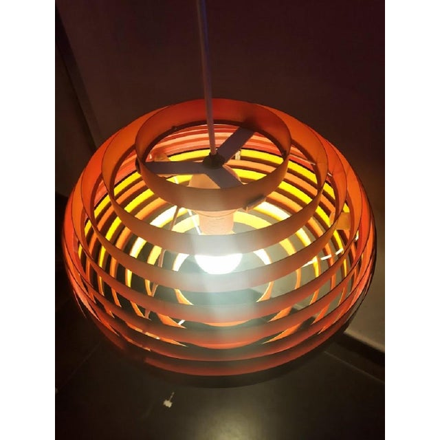 Dynamic Hanging Light by Wilhelm Vest, 1969, in Very Good conditions. Designed 1960 to 1969 This piece is attributed to...