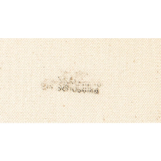 Elfi Schuselka Abstract Composition Oil on Canvas For Sale - Image 4 of 4