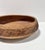 Brown 1970s Hand-Carved Wooden Bowl With Floral Band – Rustic Artisan Centerpiece For Sale - Image 8 of 9