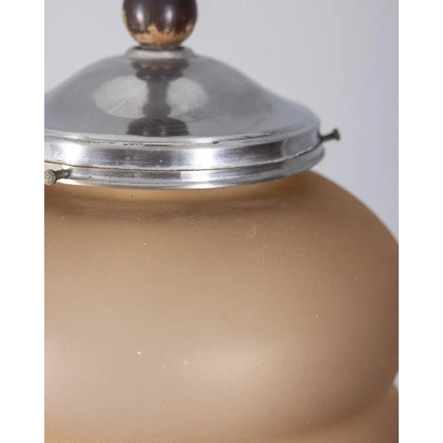 Italian Pink Glass Pendant Lamp, 1950s For Sale - Image 6 of 7