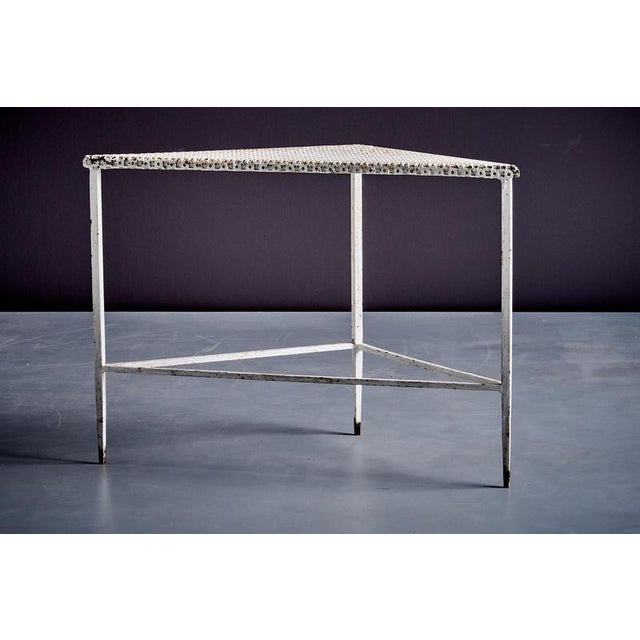 Mathieu Matégot Triangular Side Tables attributed to Mathieu Matégot, France, 1950s, Set of 2 For Sale - Image 4 of 11