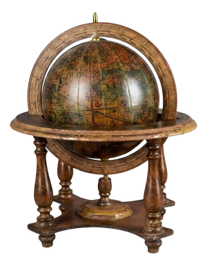 Vintage Decorative World Globe, 1950s