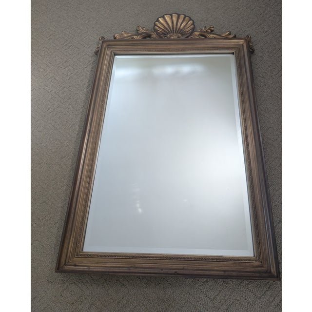 Gold Mid 20th Century Italian French Style Gold Mirror For Sale - Image 8 of 14