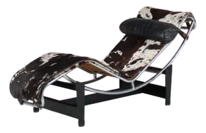 Early LC4 Chaise Longue by Le Corbusier, Pierre Jeanneret, and Charlotte Perriand, France, 1930s