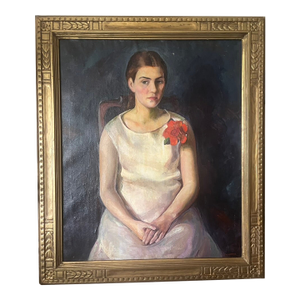 Vintage Oil Painting Oil Painting "Helen" by artist Marion Harris
