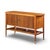 Mid-Century Modern Kipp Stewart for Drexel Declaration Mid Century Walnut Tambour Door Bar Cart For Sale - Image 3 of 11
