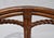 1990s 1990's Coastal Pedestal Dining Table, Rattan, Glass, Leather, Palecek For Sale - Image 5 of 5