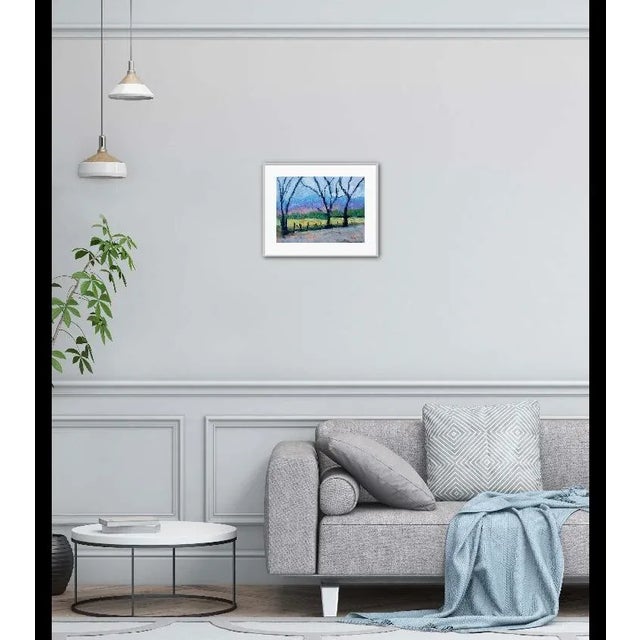 Contemporary "Country Lane, Reno, NV" Contemporary Landscape Oil Painting For Sale - Image 3 of 12