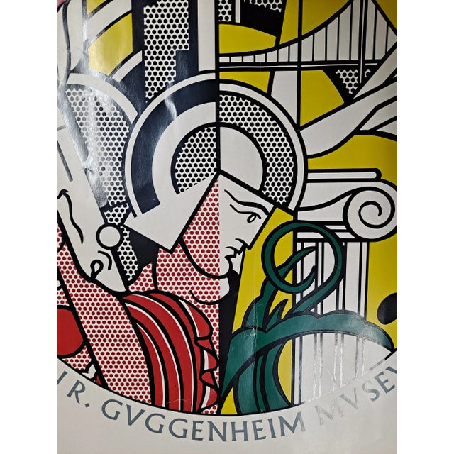 Yellow Roy Lichtenstein the Soloman R Guggenheim Museum 1969 Exhibit For Sale - Image 8 of 8
