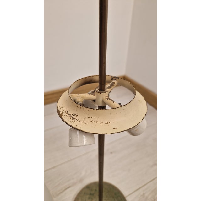 Arenzano LTA3 Table Lamp in Burnished Brass and Opaline Glass by Ignazio Gardella for Azucena, 1956 For Sale - Image 6 of 17