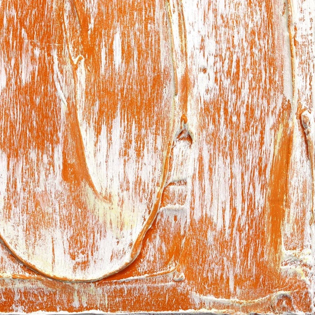 2020s "Deep Textures 4" Contemporary Original Minimalist Abstract Mixed-Media Painting by Len Klikunas For Sale - Image 5 of 9