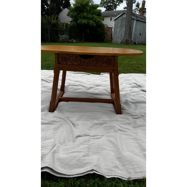 Jamestown Solid Oak Coffee Table – Classic Traditional Design For Sale - Image 9 of 12