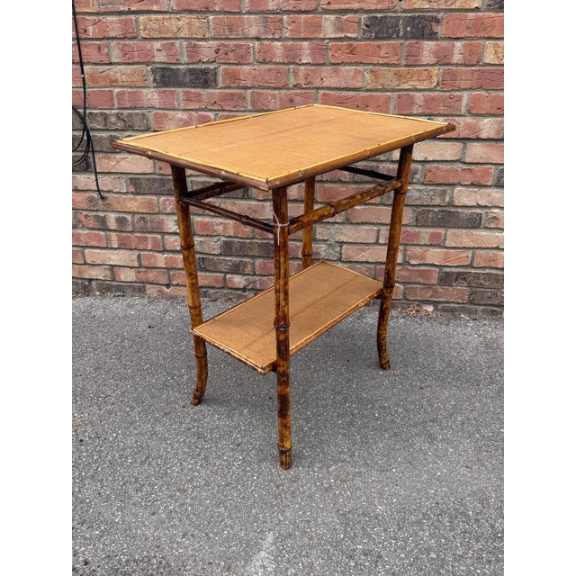 Tan 19th Century Bamboo Table For Sale - Image 8 of 8