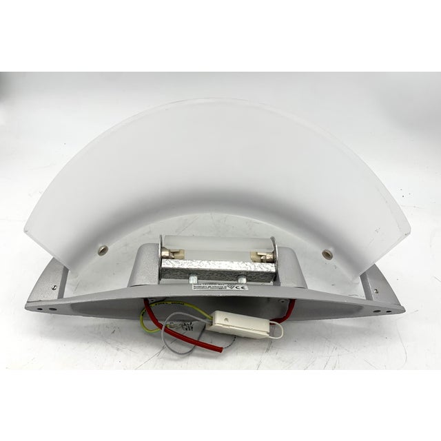 Mod. AP1006 Wall Lamps from Mazzega, 1985, Set of 2 For Sale - Image 3 of 6