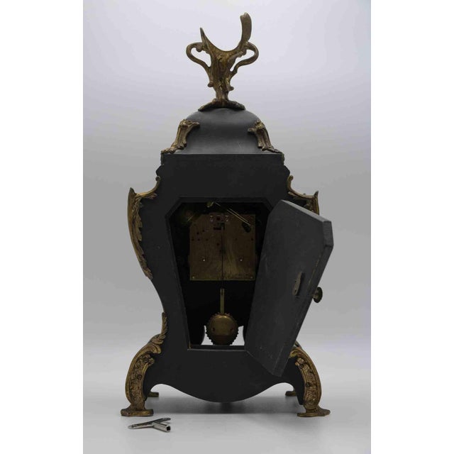 Clock in Boulle Style, Early 20th Century For Sale - Image 5 of 10