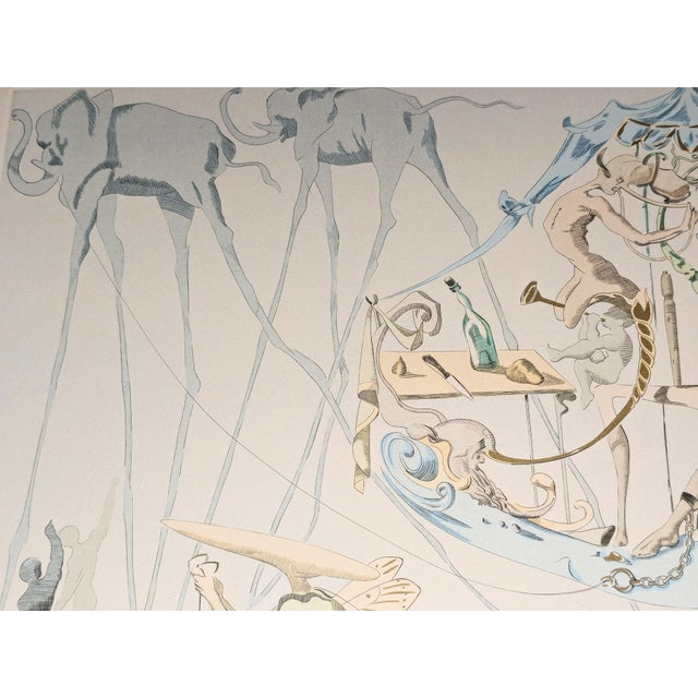 Salvador Dali, Dionysus, Hand-Signed Color Etching, 1967 For Sale - Image 4 of 12