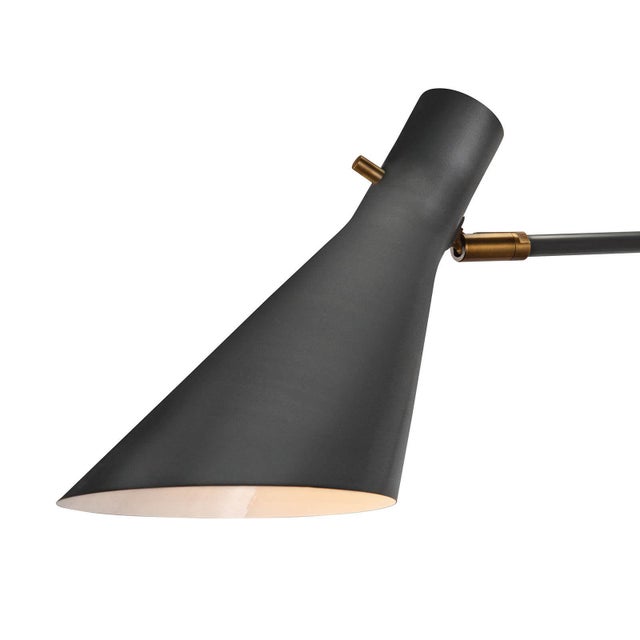 Not Yet Made - Made To Order Regina Andrew Spyder Steel Sconce, Blackened Brass & Natural Brass For Sale - Image 5 of 8